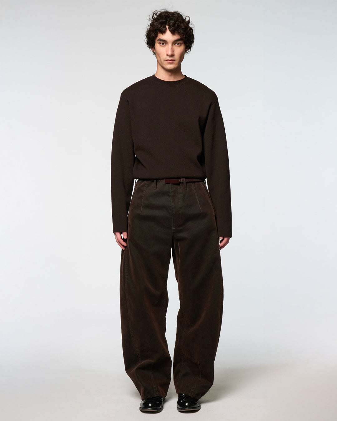 Brown Washed Pina Trouser