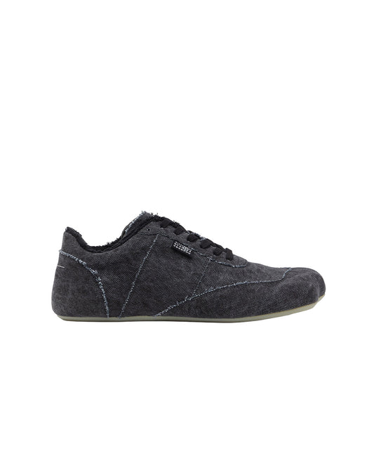 Black Anatomic Canvas Sneaker