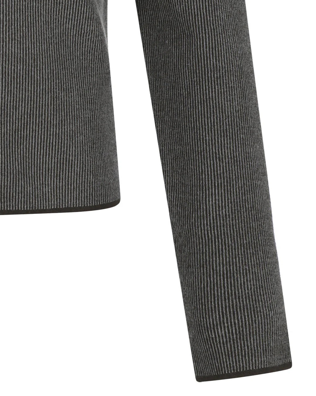 Brown Stripe Button Up Cardigan