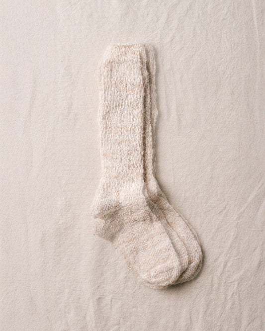 Natural Garabou Organic Cotton Slipper Socks