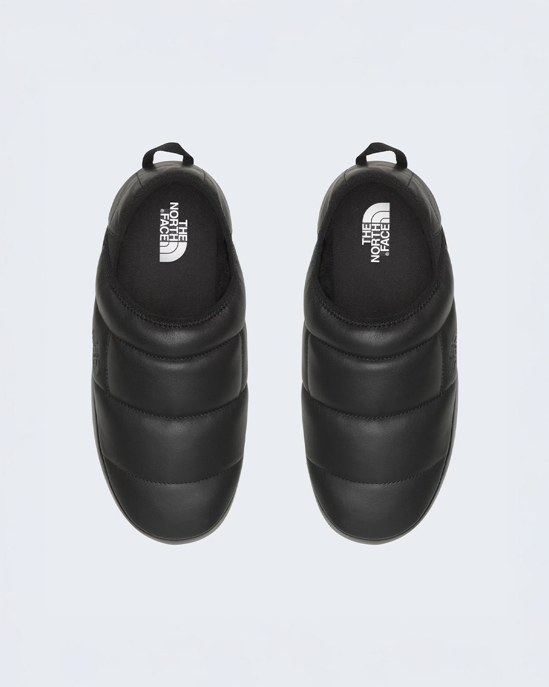 Black Thermoball Traction Leather Mules