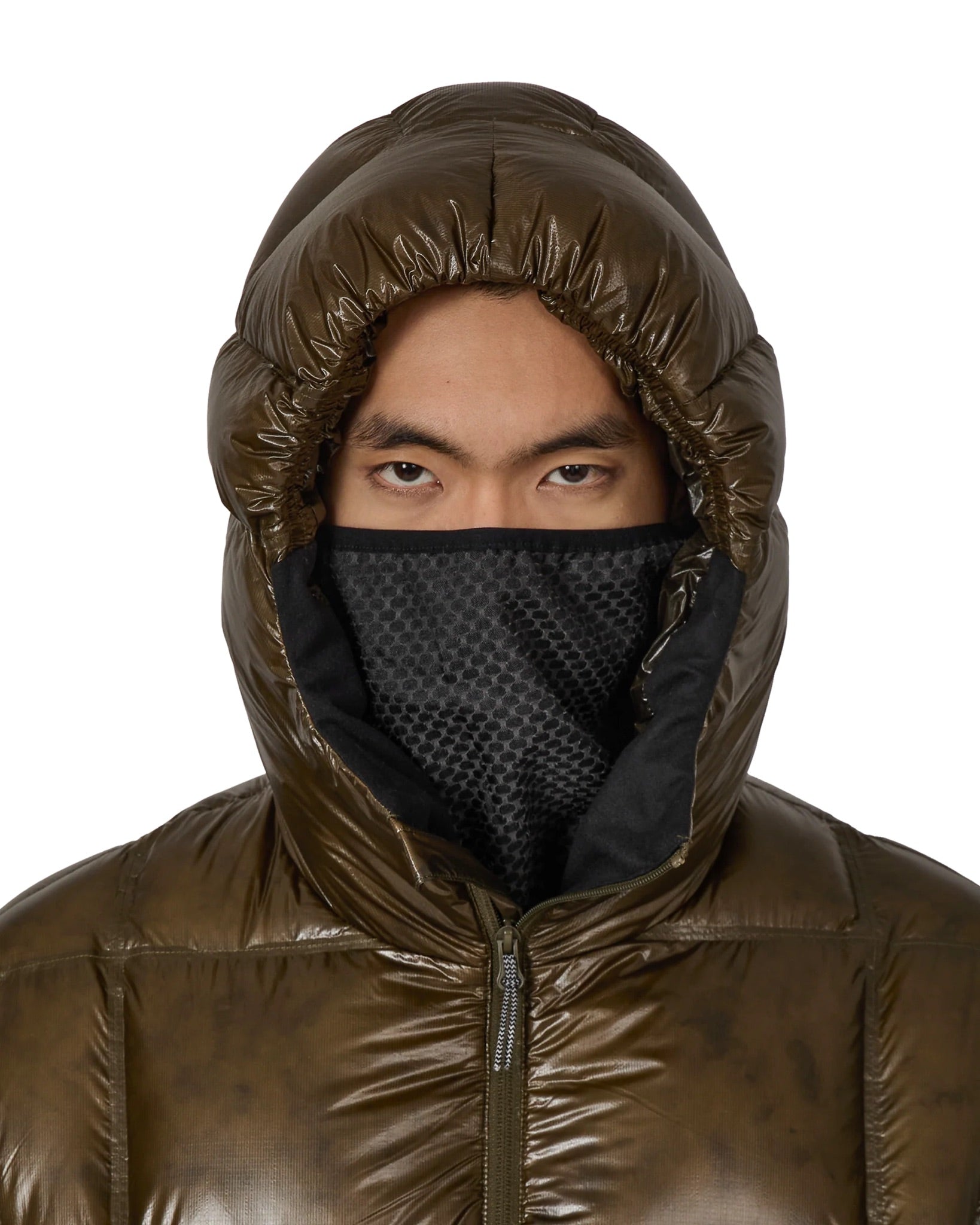 Dark Green Cube 650 Fill Power Down Jacket