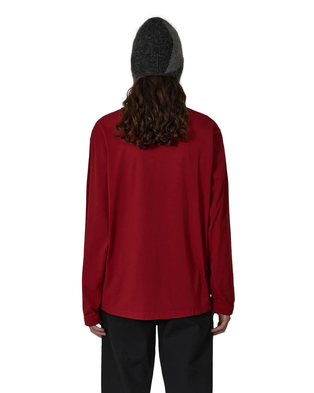 Black Bonnet Mohair Beanie