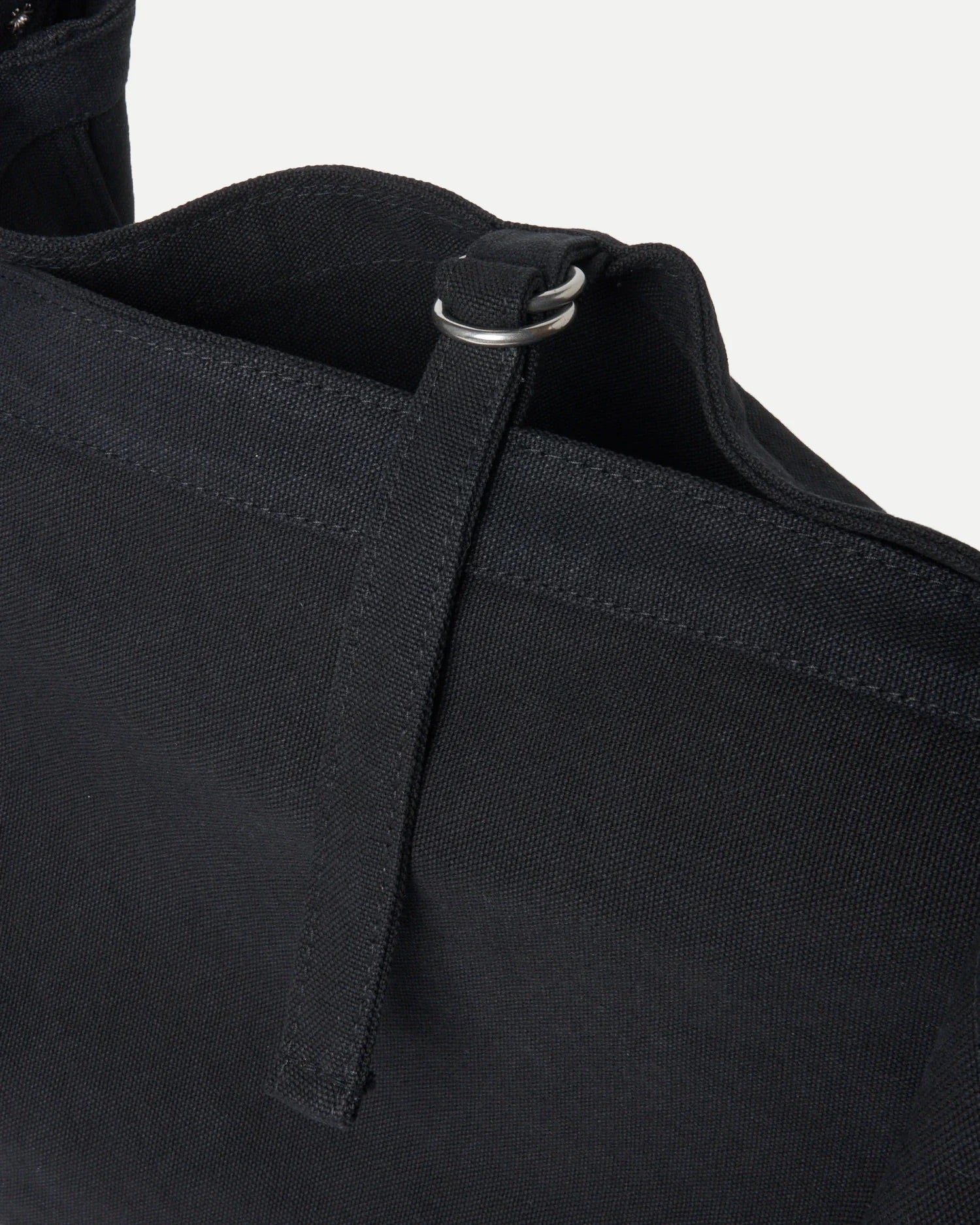 Black Cotton Lot.004 Newsboy Bag