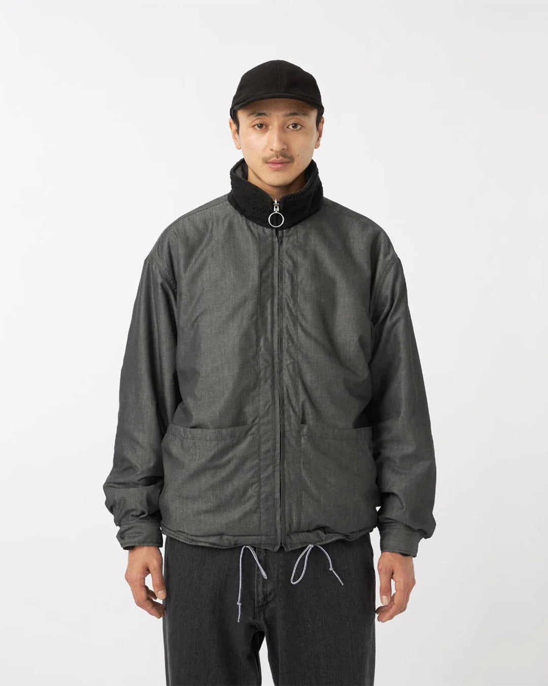 Black Reversible Dock Jacket