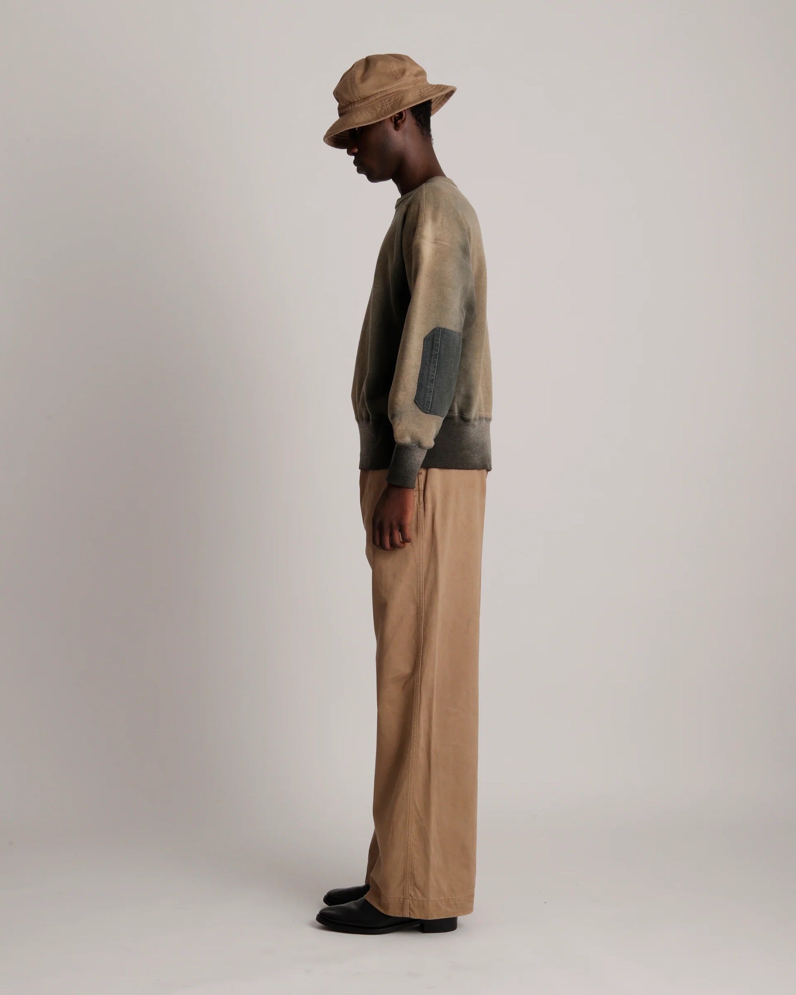 Bleached Deep Green Lot.603 Sweatshirt