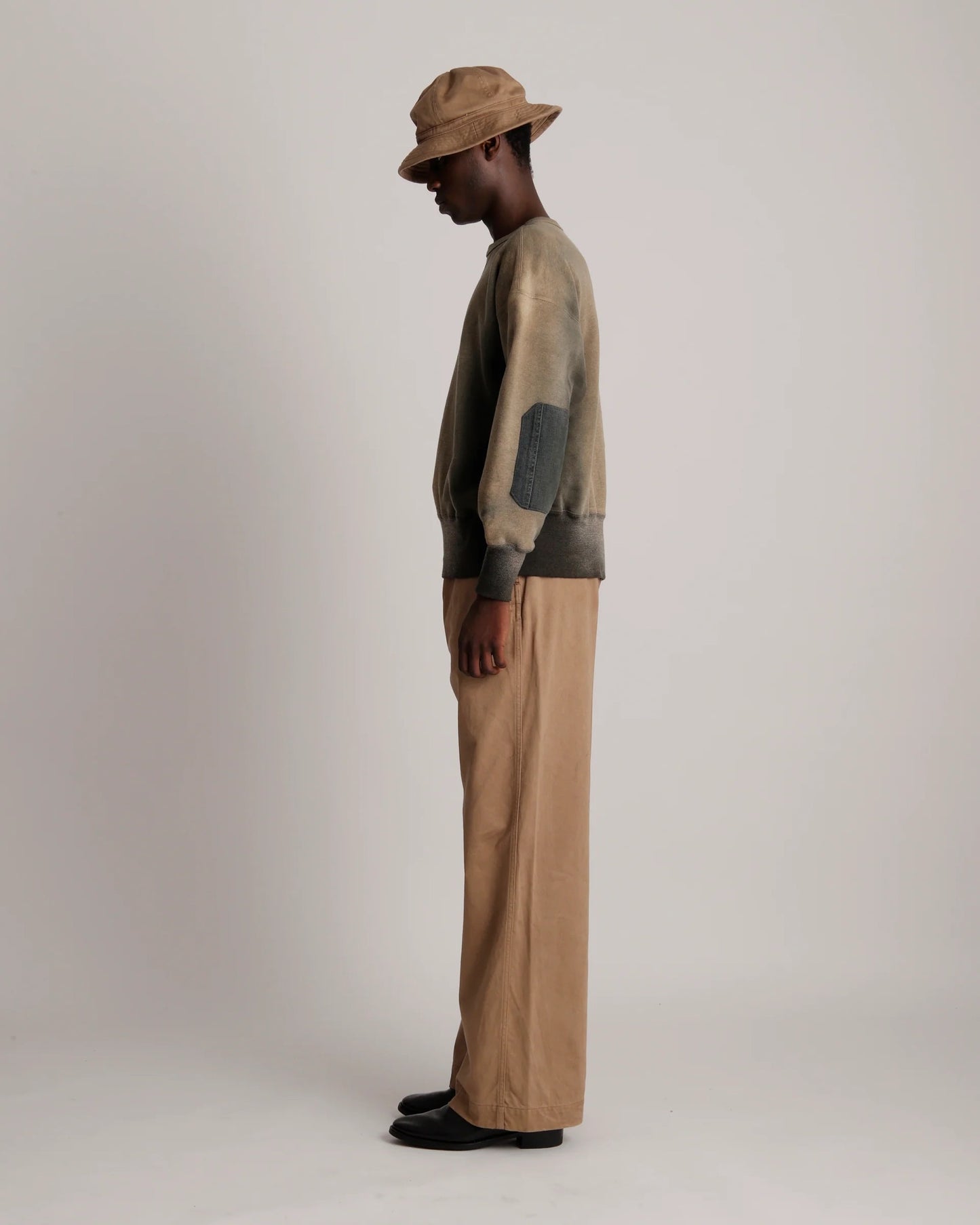 Bleached Deep Green Lot.603 Sweatshirt