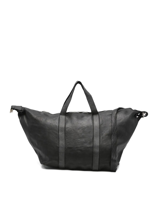 Black Horse Leather T15M Small Duffle Bag