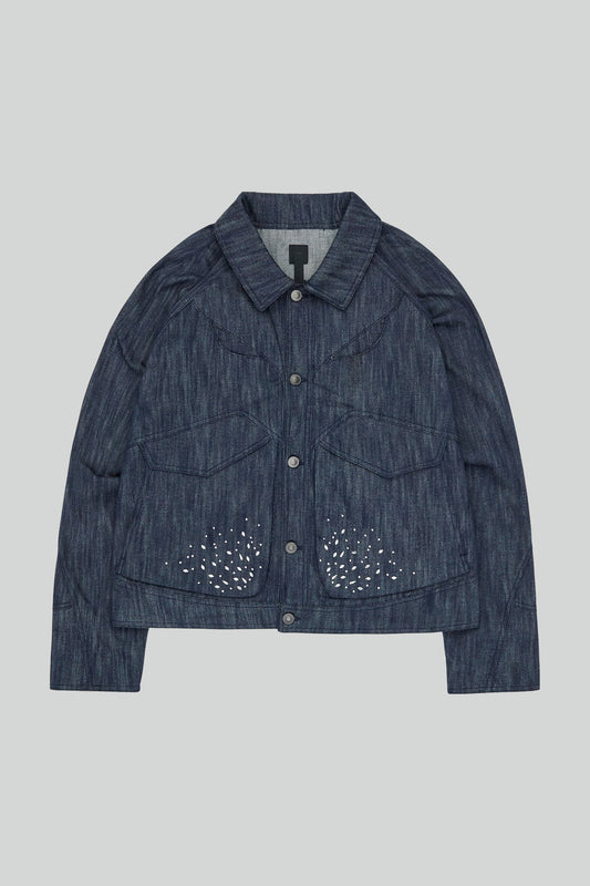 _J.L - A.L_ Rhodus Rhinestones Mantle Jacket