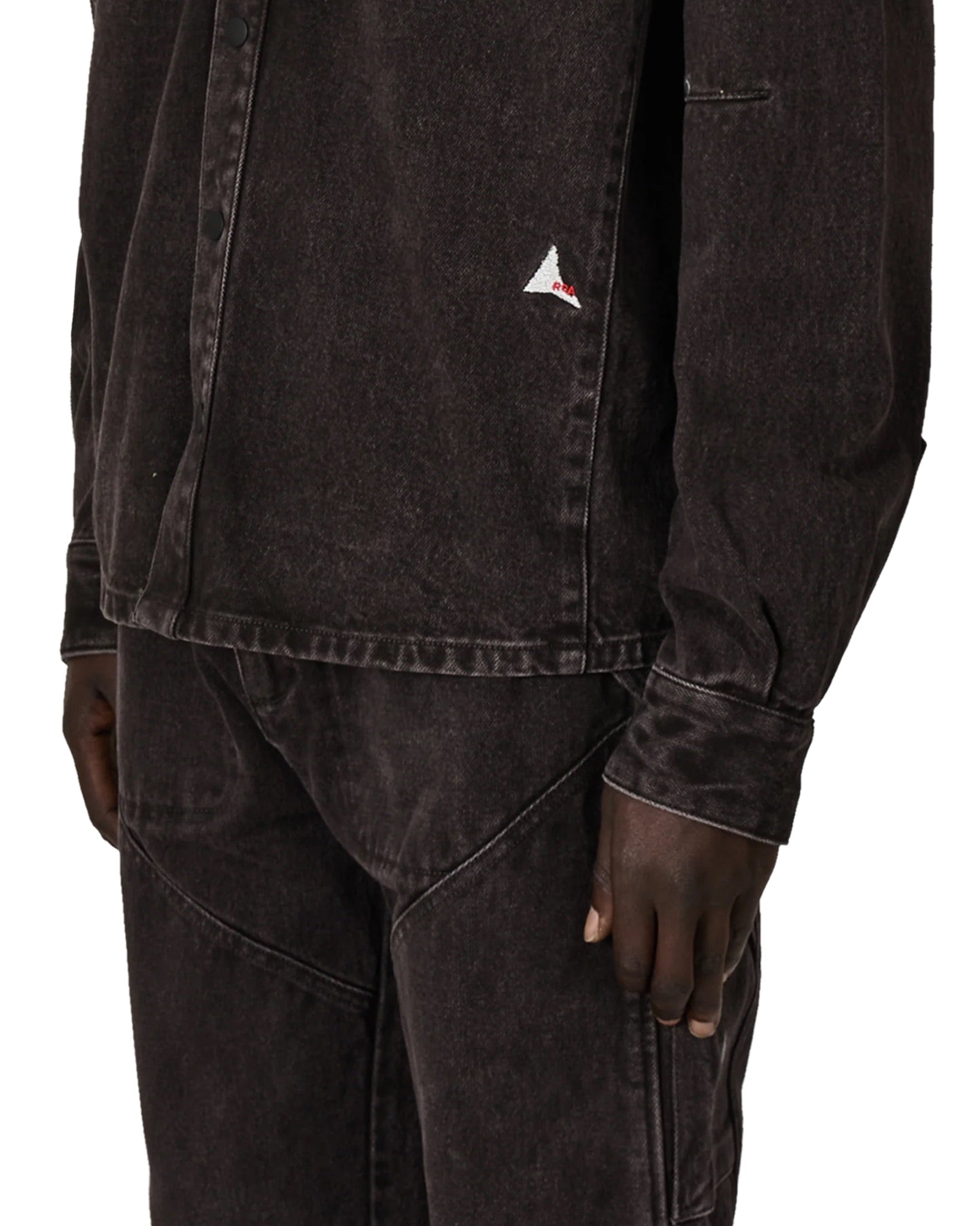 Dark Brown Lona Denim Shirt