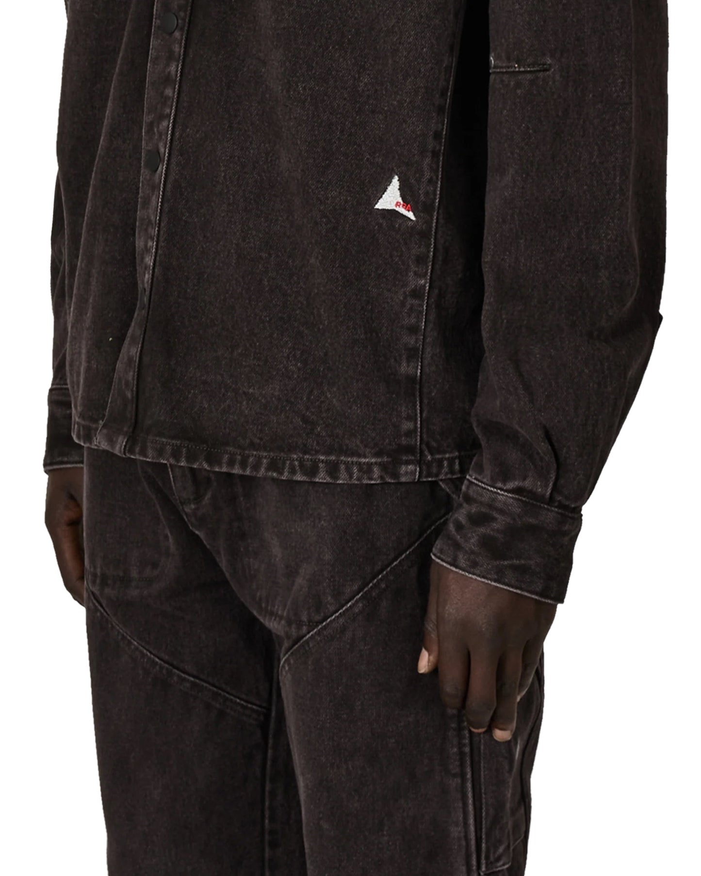 Dark Brown Lona Denim Shirt