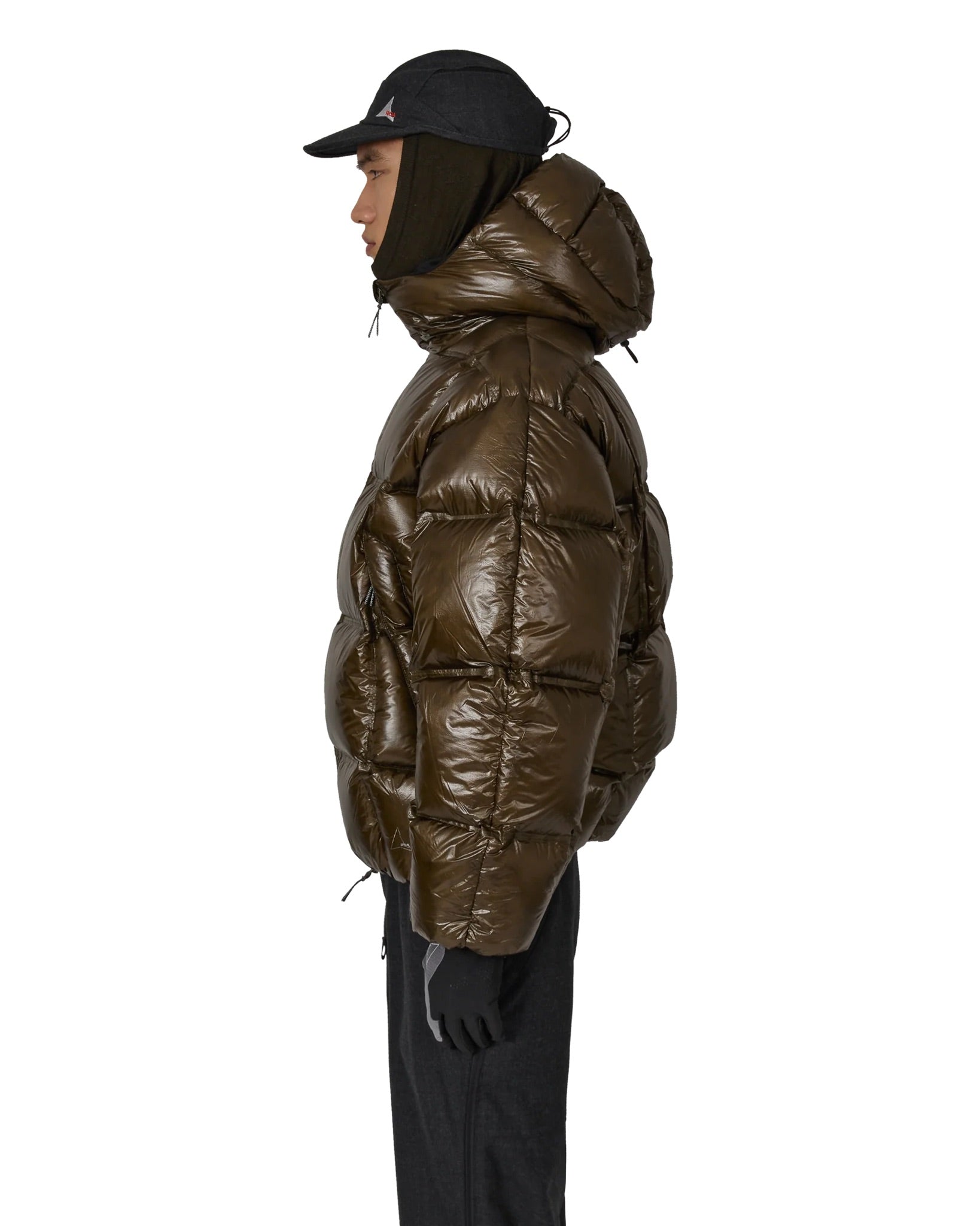 Dark Green Cube 650 Fill Power Down Jacket