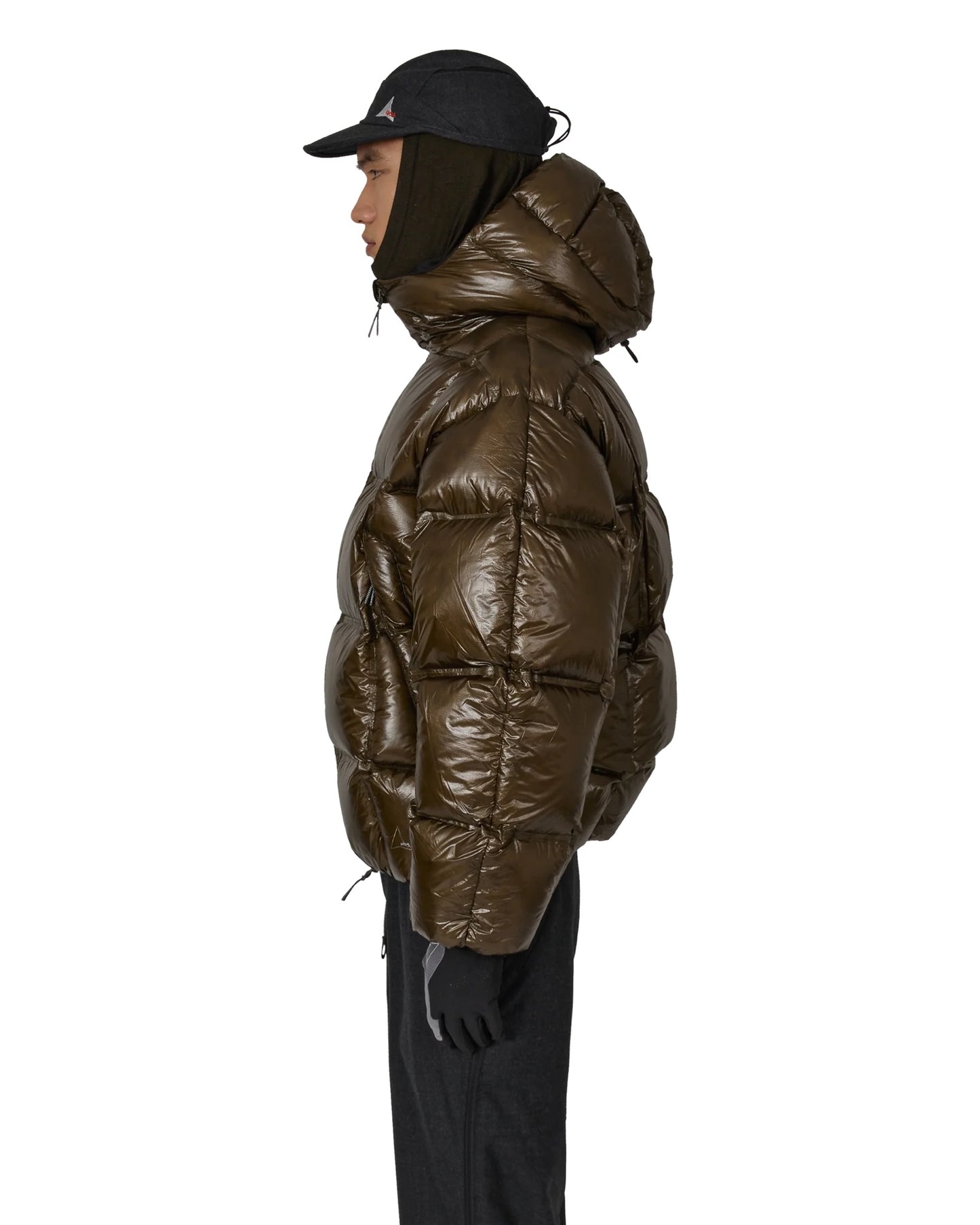 Dark Green Cube 650 Fill Power Down Jacket