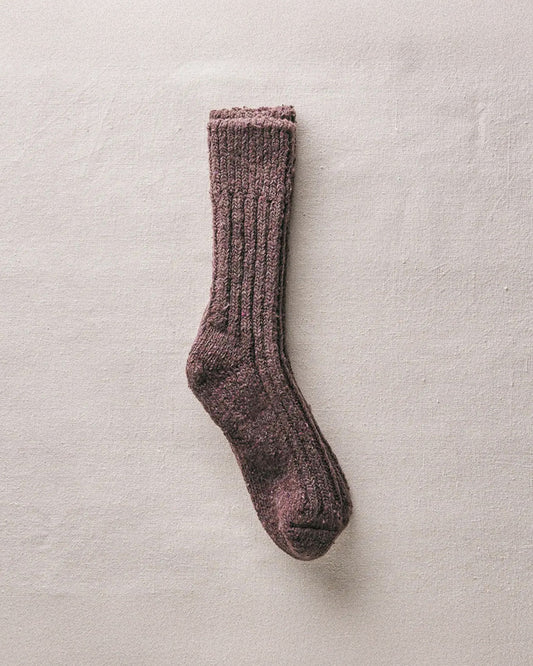Umber Recycled Wool Organic Cotton Low Gauge Socks