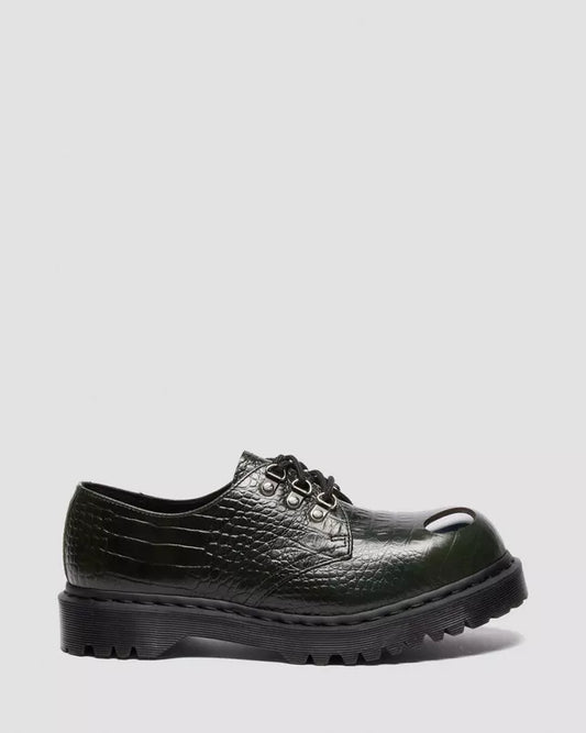Forest Green 1461 Bex Steel Toe Leather Shoes