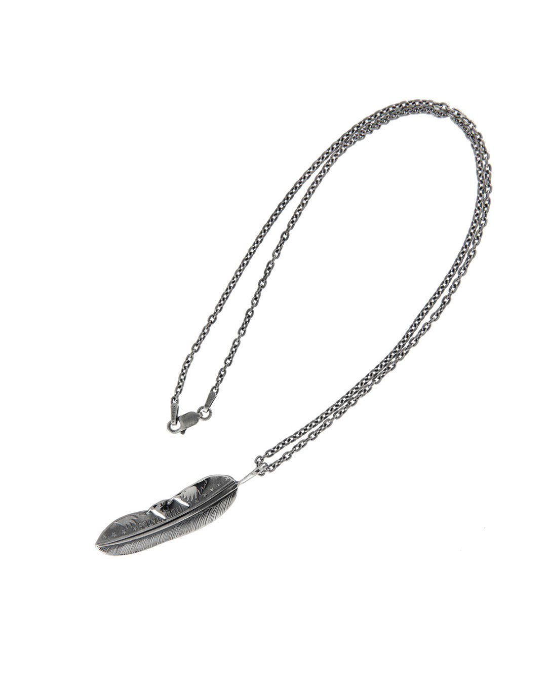 25¢ Half Feather Pendant Necklace
