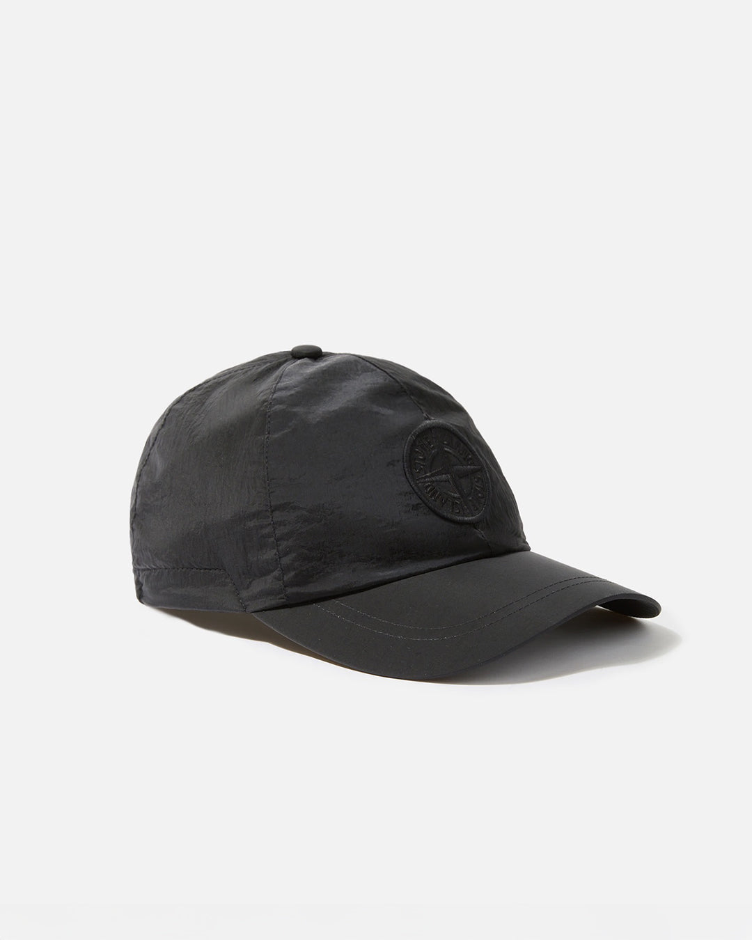 Black Nylon Metal in ECONYL Baseball Cap