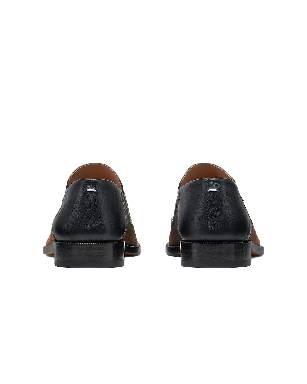 Brown and Black Tabi City Loafers