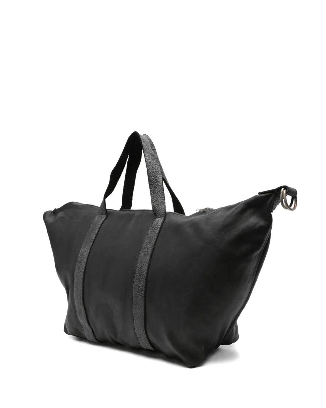 Black Horse Leather T15M Small Duffle Bag