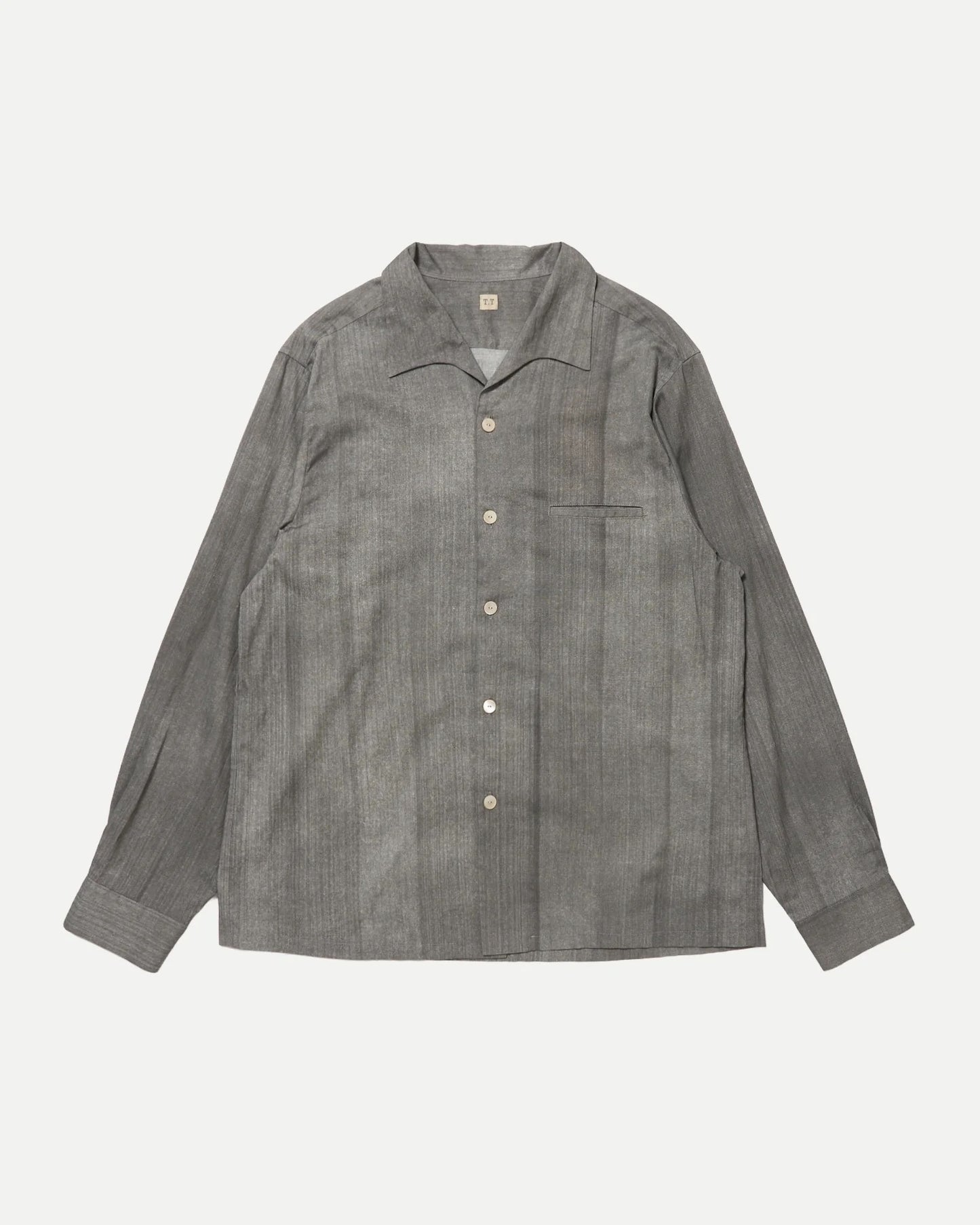 Hand Drawn Sumi Lot.108 50S Italian Collar Shirt