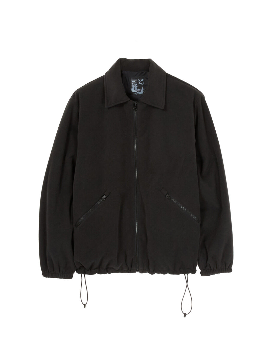 Black Collar Reversible Fleece