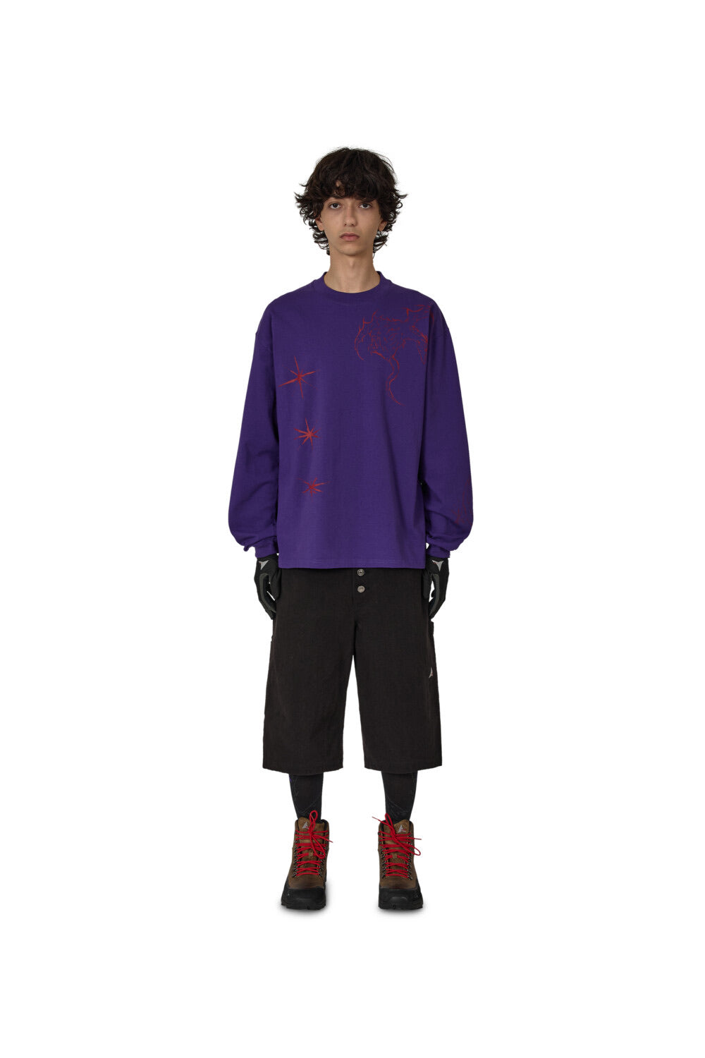 Washed Black Ash Canvas Shorts