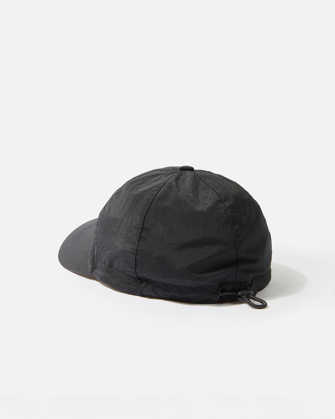 Black Nylon Metal in ECONYL Baseball Cap