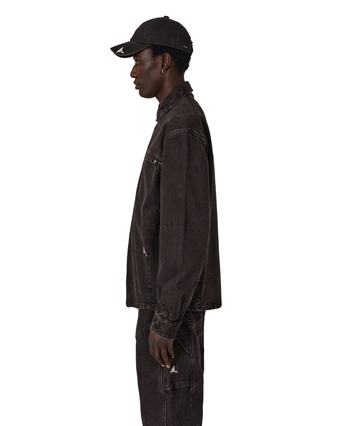 Dark Brown Lona Denim Shirt