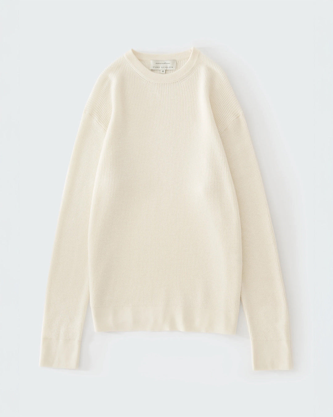 Parchment Portland Cashmere Waffle Knit