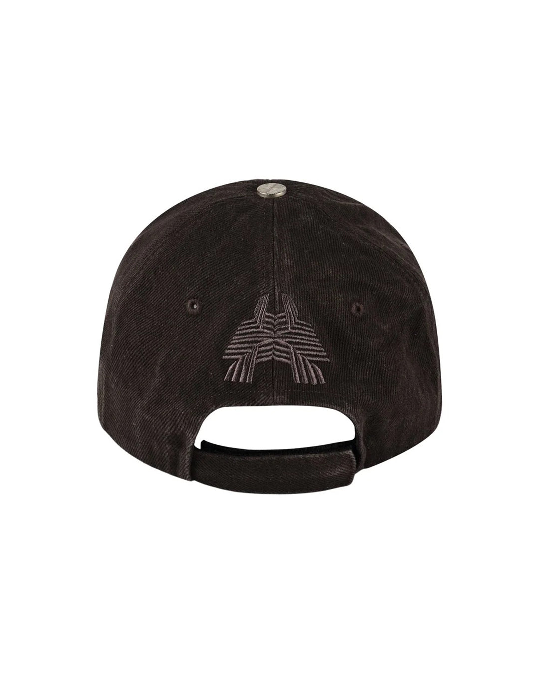 Black Director Damaged Denim Cap