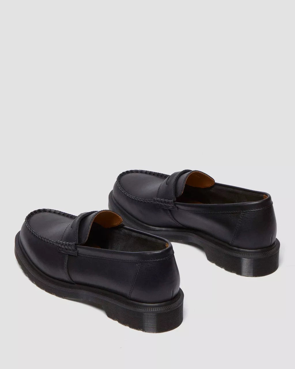 Black Penton Leather Loafer