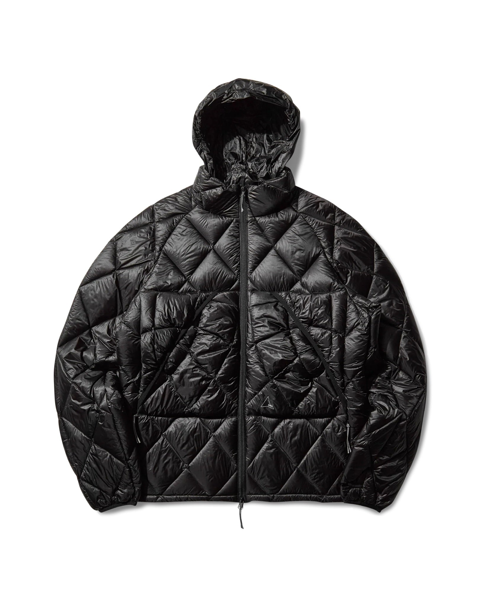 Black Nuna 800 Fill Power Hooded Down Jacket