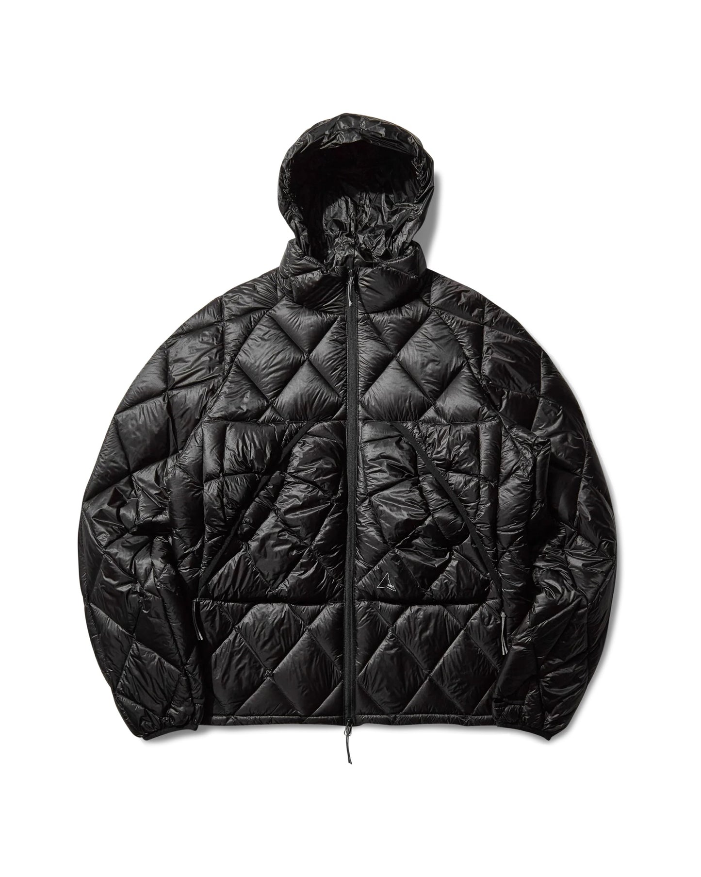 Black Nuna 800 Fill Power Hooded Down Jacket