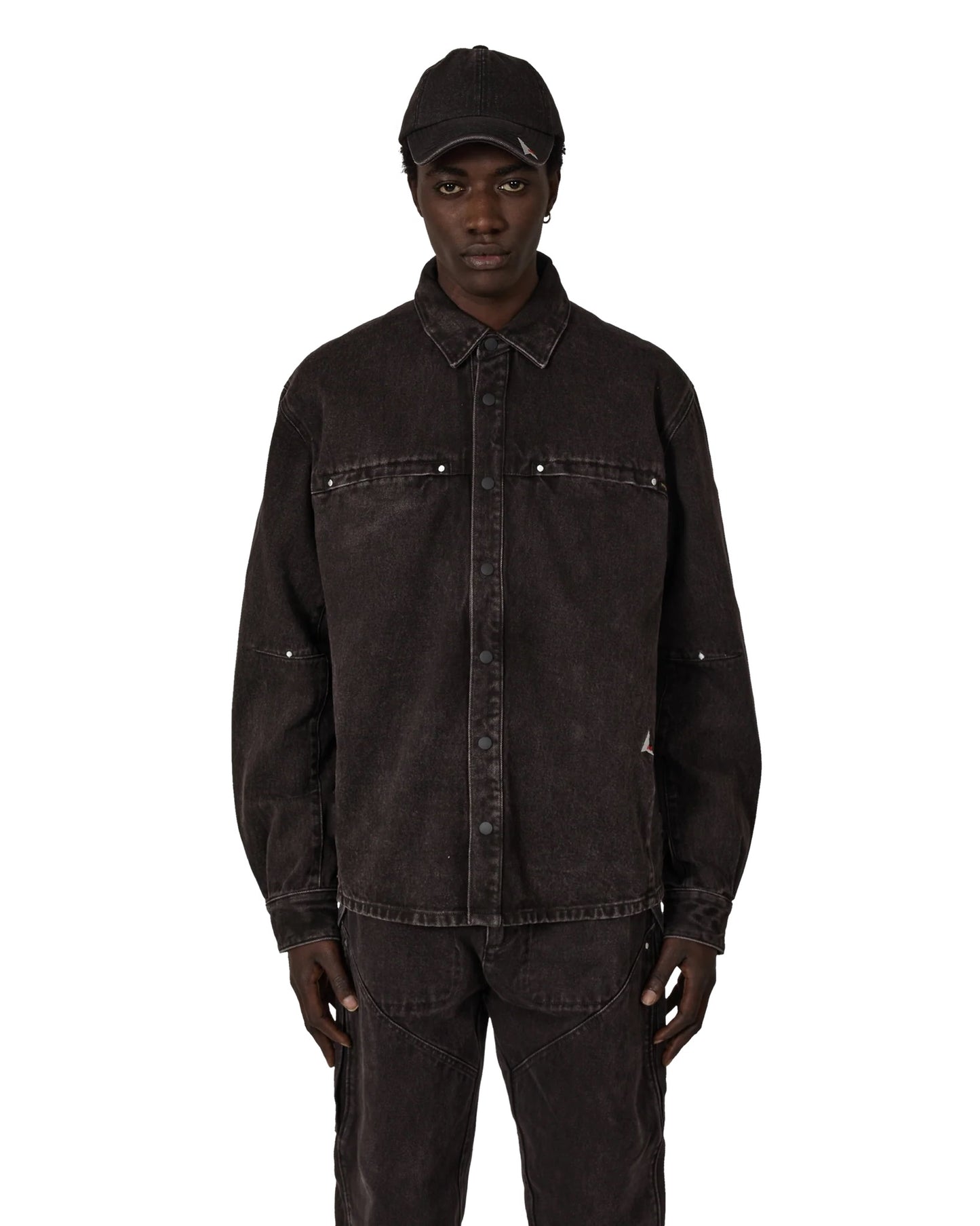 Dark Brown Lona Denim Shirt