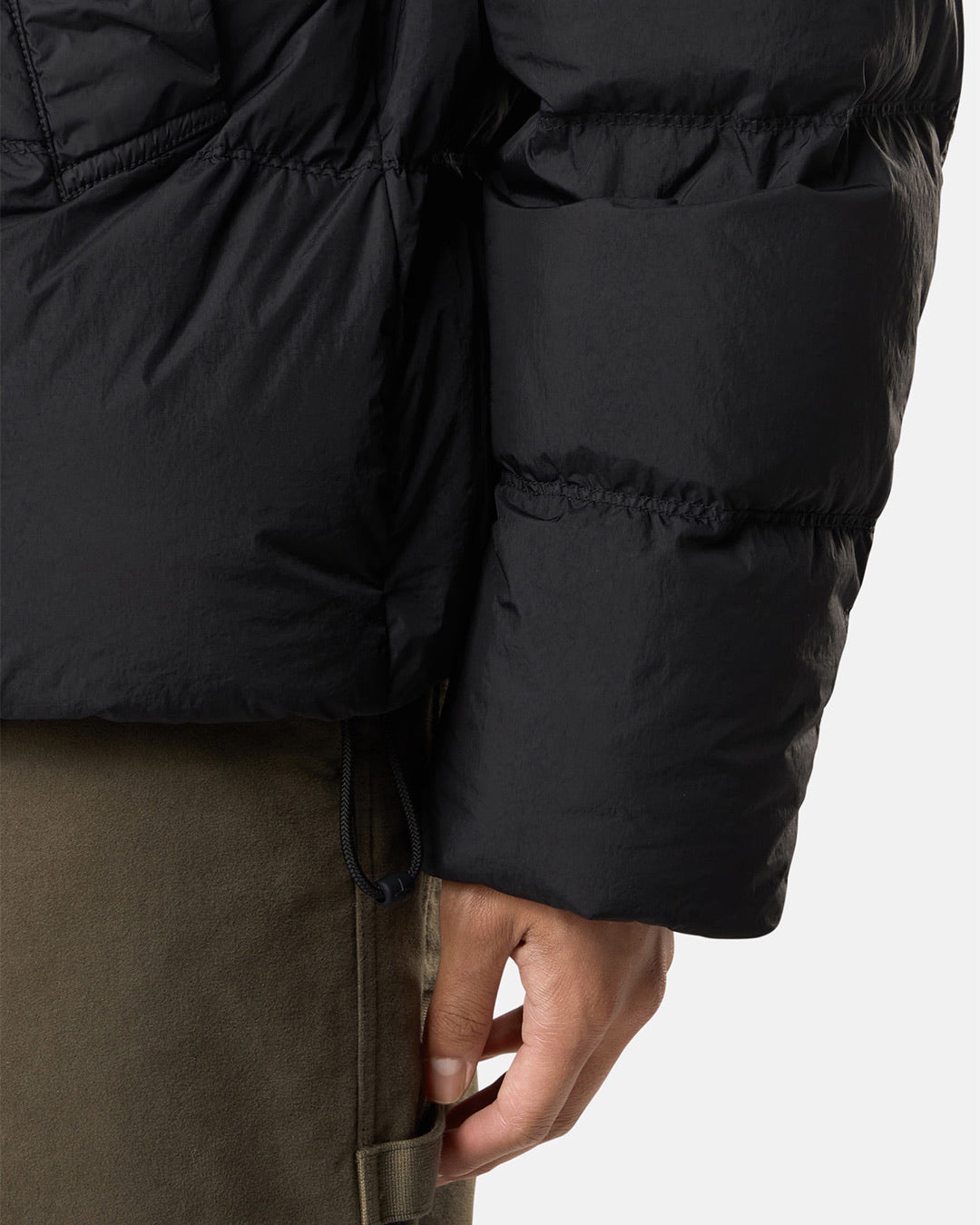 Black Crinkle Reps NY Down Jacket