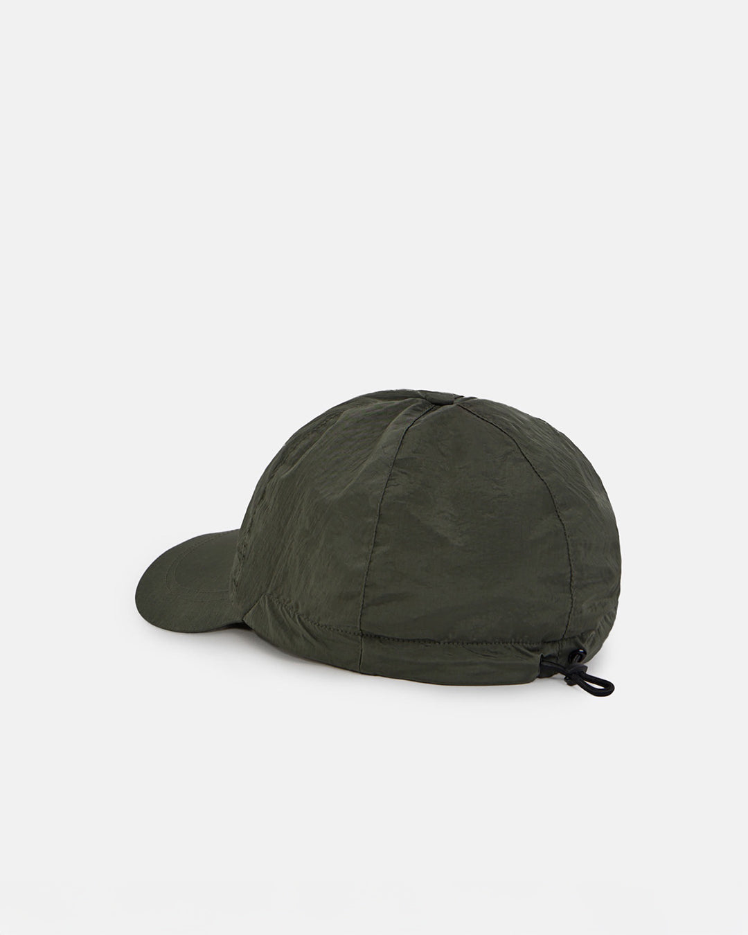 Musk Green Nylon Metal in ECONYL Baseball Cap