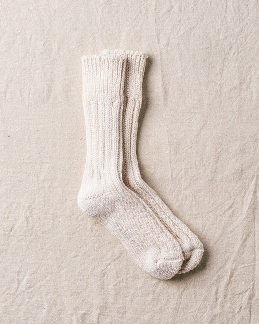 Natural Organic Cotton Low Gauge Socks
