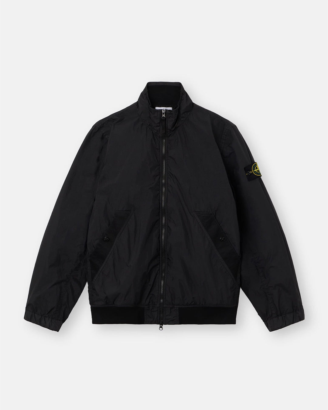 Black Crinkle Reps NY Light Jacket