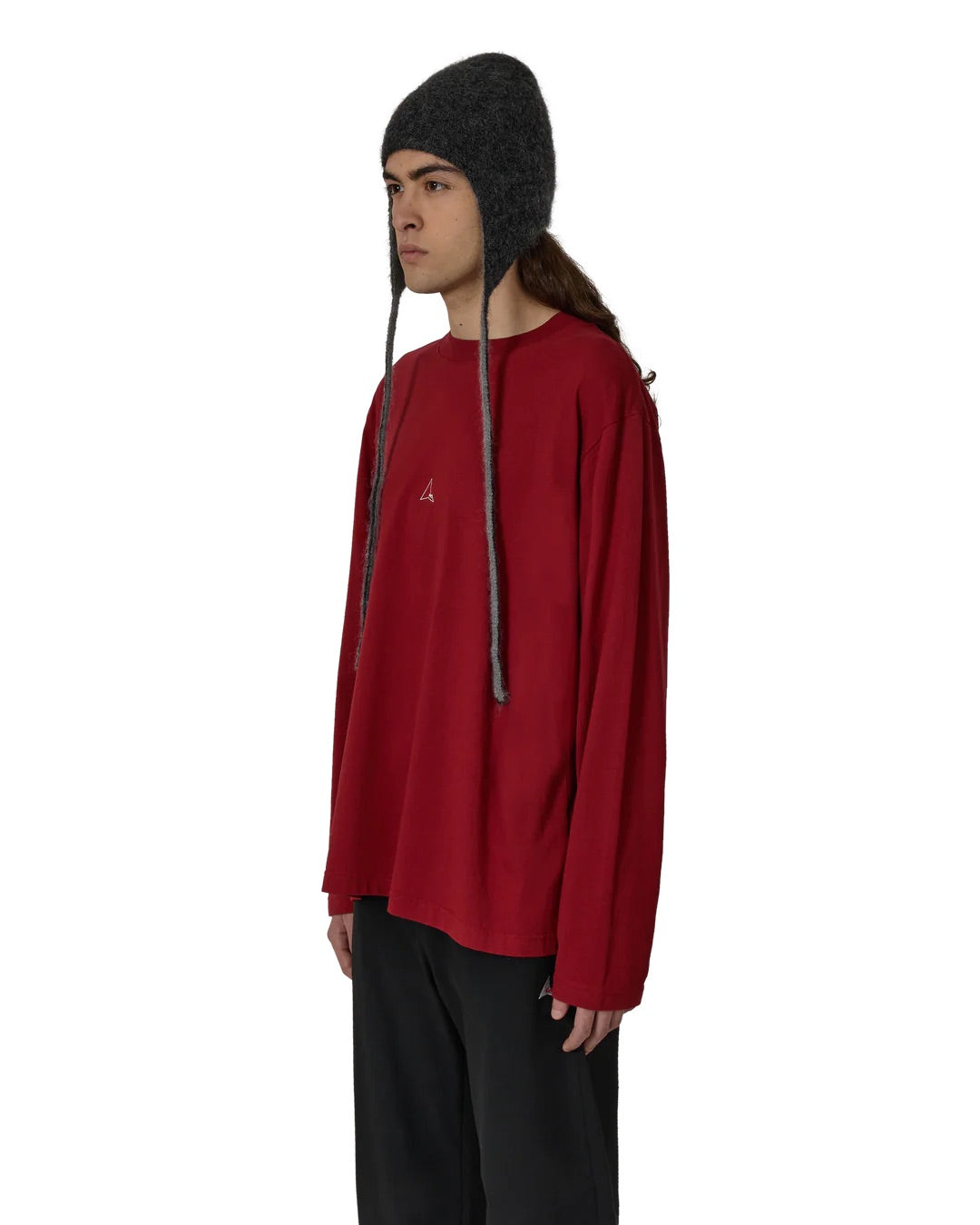 Black Bonnet Mohair Beanie