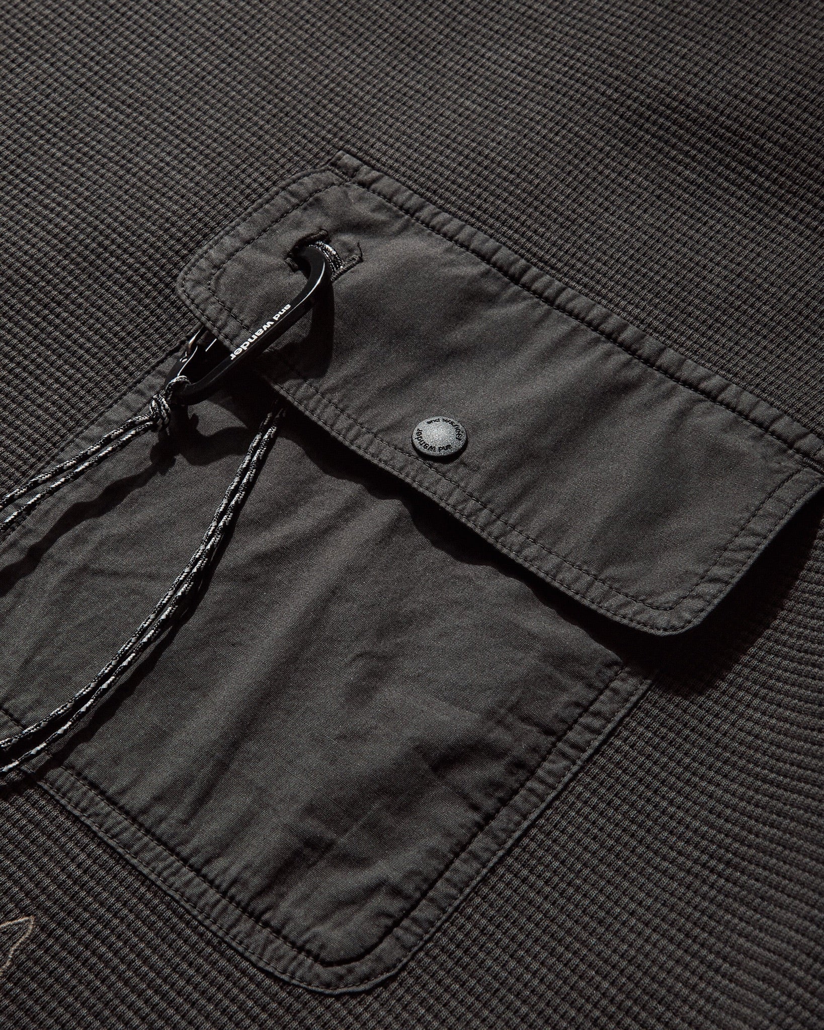 Black Garment Dyed Long Sleeve