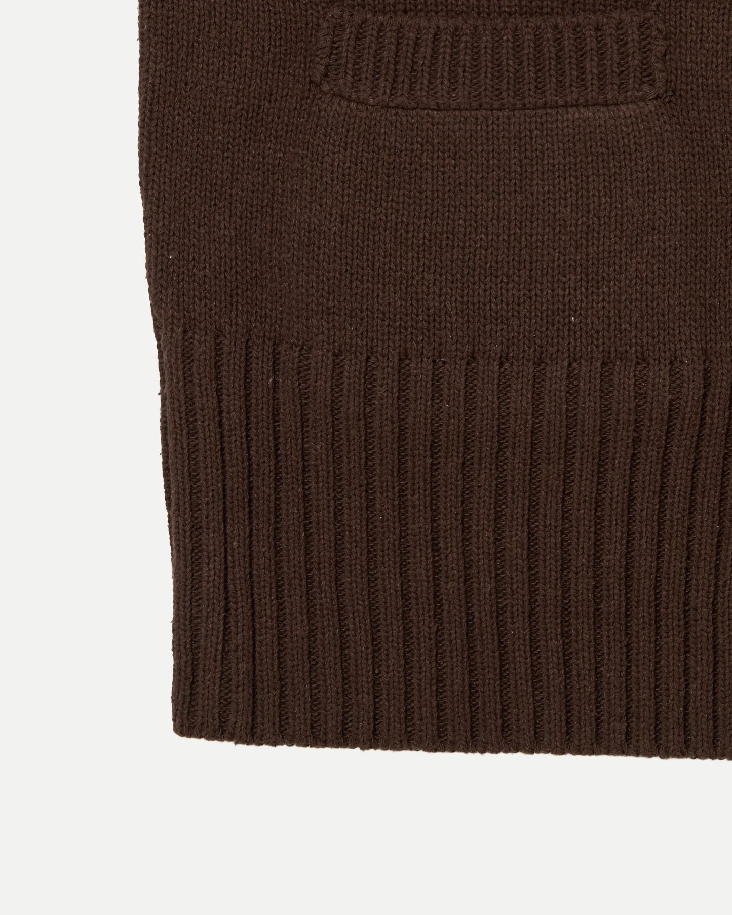 Brown Lot.506 DB Cardigan