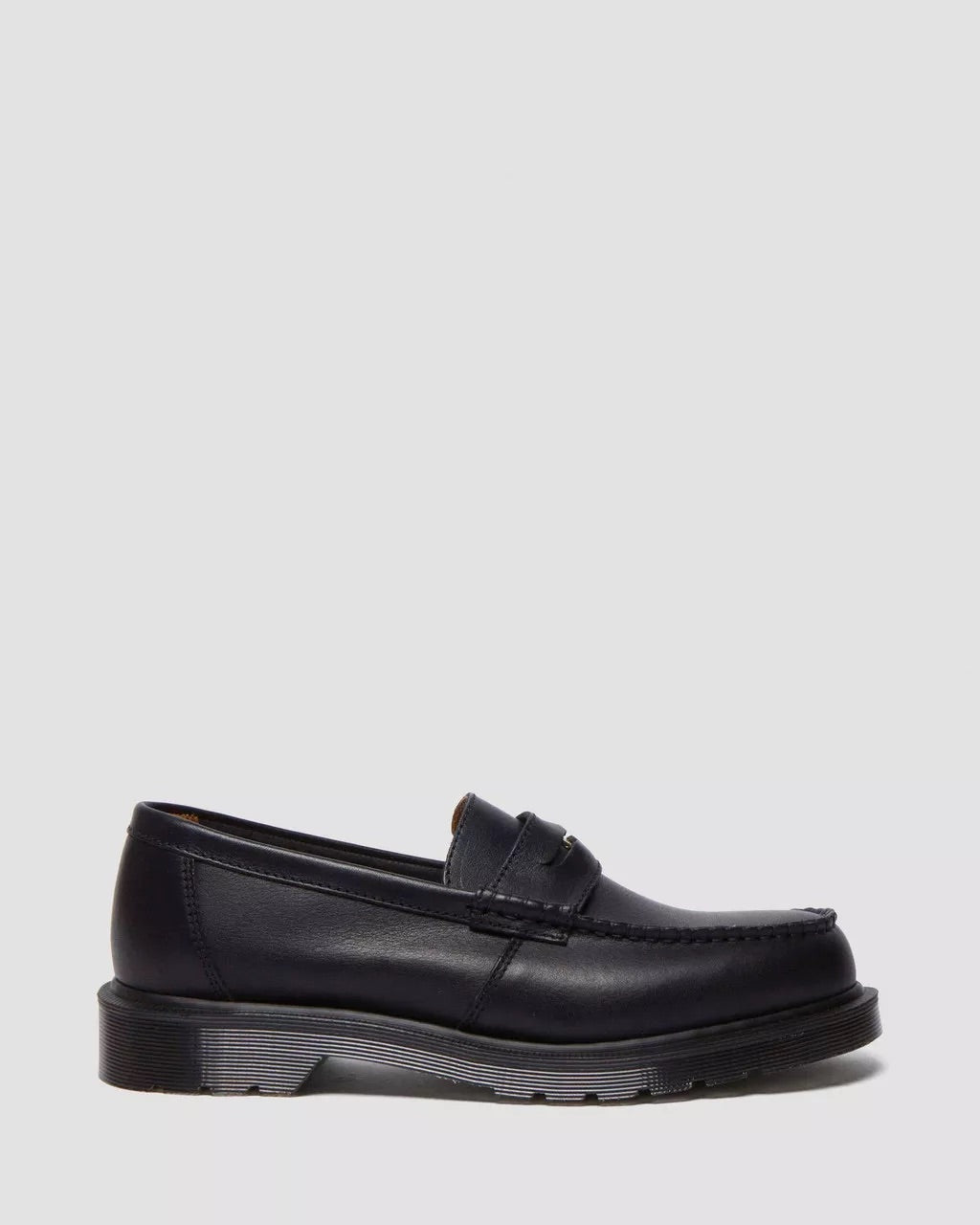Black Penton Leather Loafer