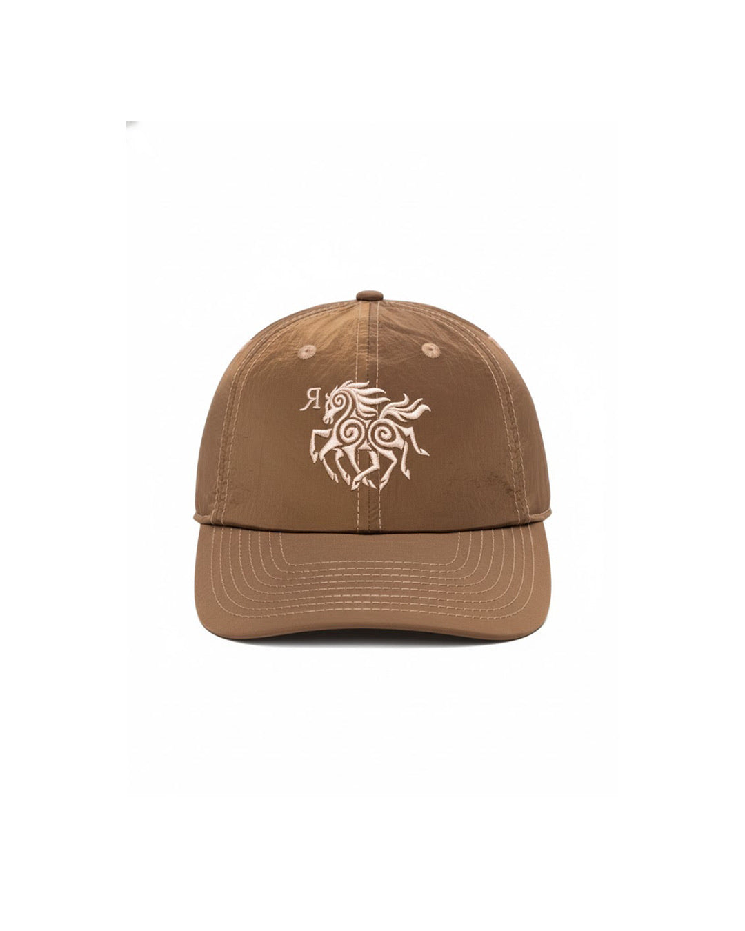 Black Coffee Horse Logo Cascade Baseball Hat