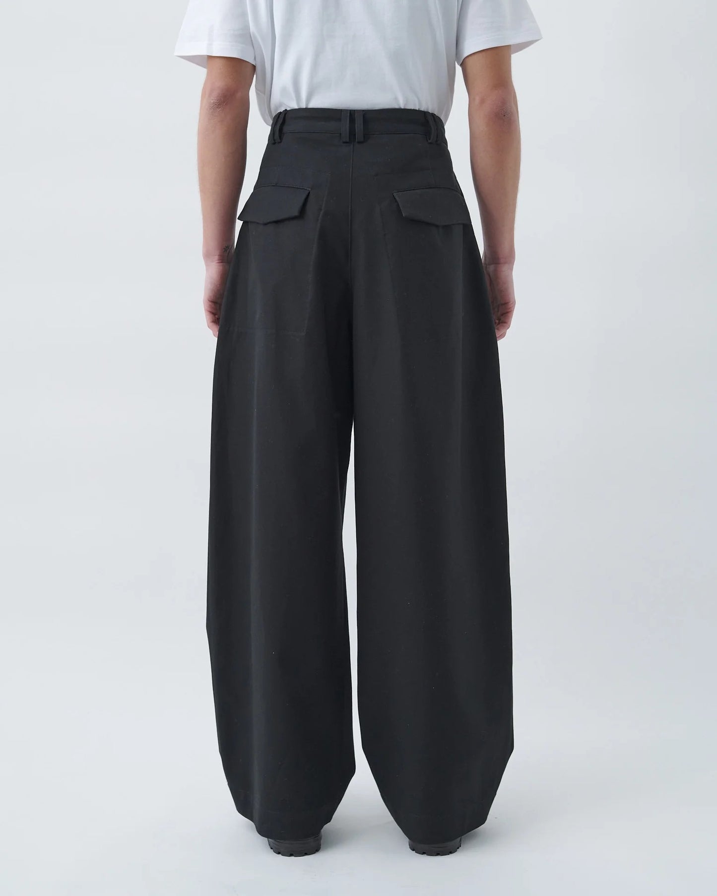 Black Wide Tailored Trouser