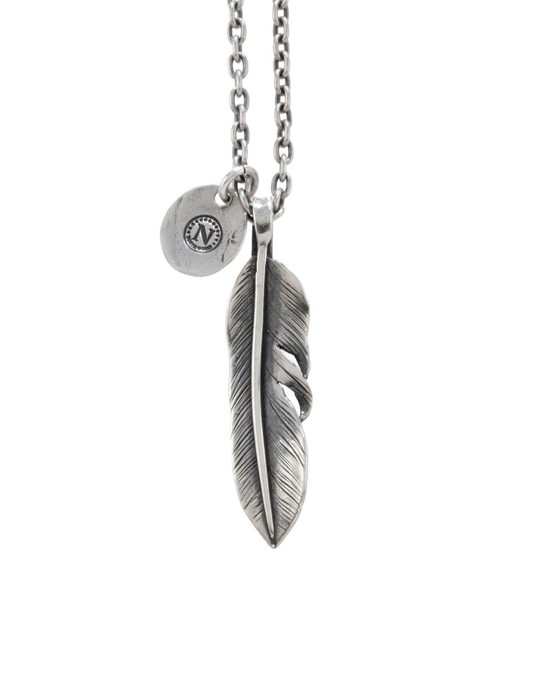 Liberty Feather Pendant Necklace