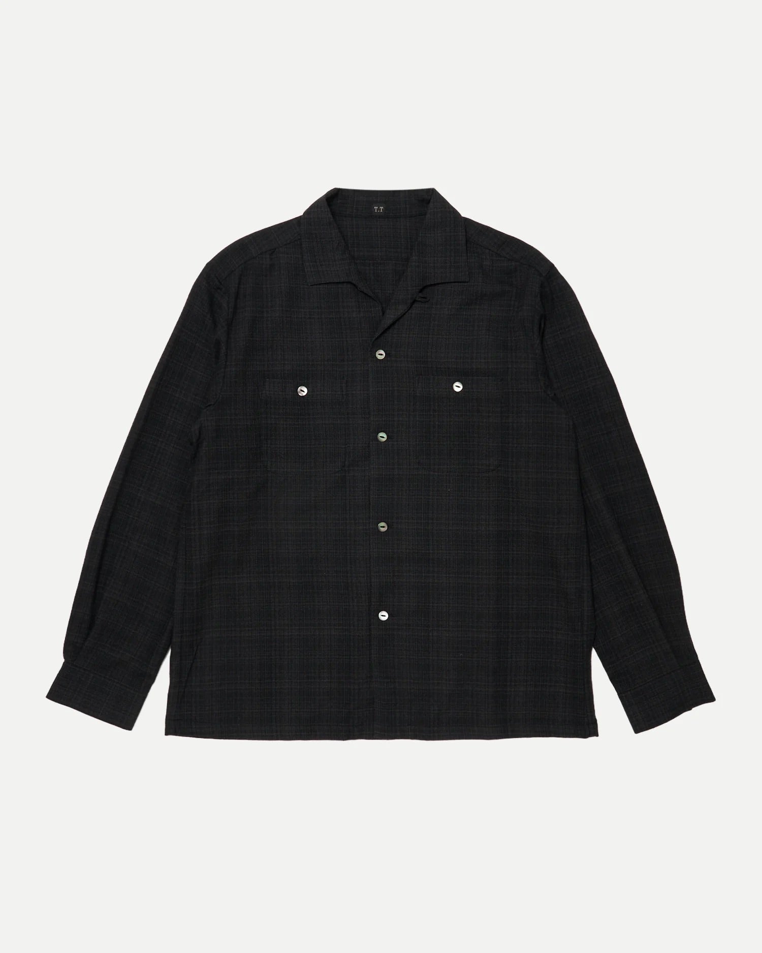 Black Wool Lot.102 Sir Guy Shirt