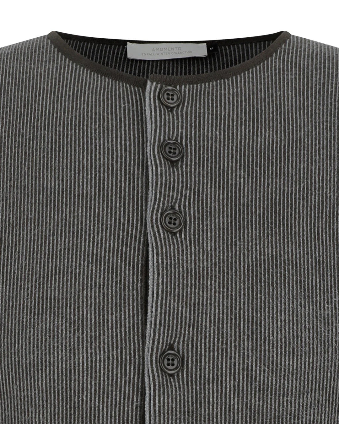 Brown Stripe Button Up Cardigan