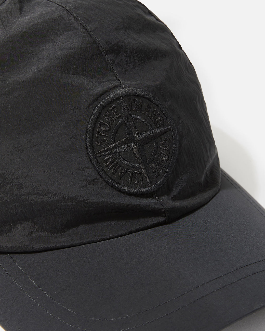 Black Nylon Metal in ECONYL Baseball Cap