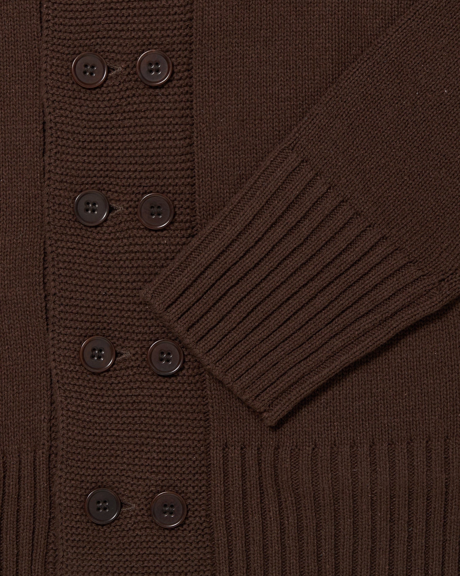 Brown Lot.506 DB Cardigan