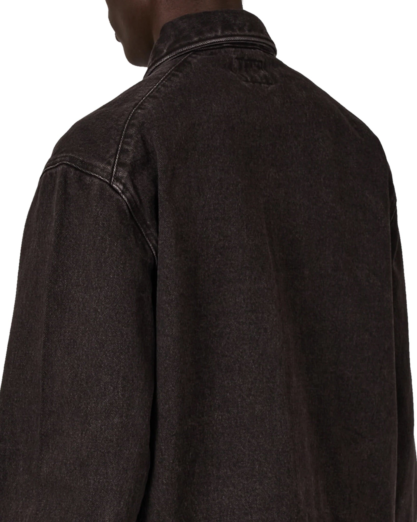 Dark Brown Lona Denim Shirt